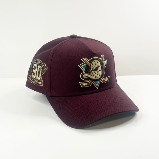 9FORTY A-Frame Anaheim Ducks "30th Anniversary" Side Patch Snapback
