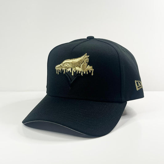 9FORTY A-Frame Toronto Blue Jays "30th Anniversary" Gold Drip Snapback