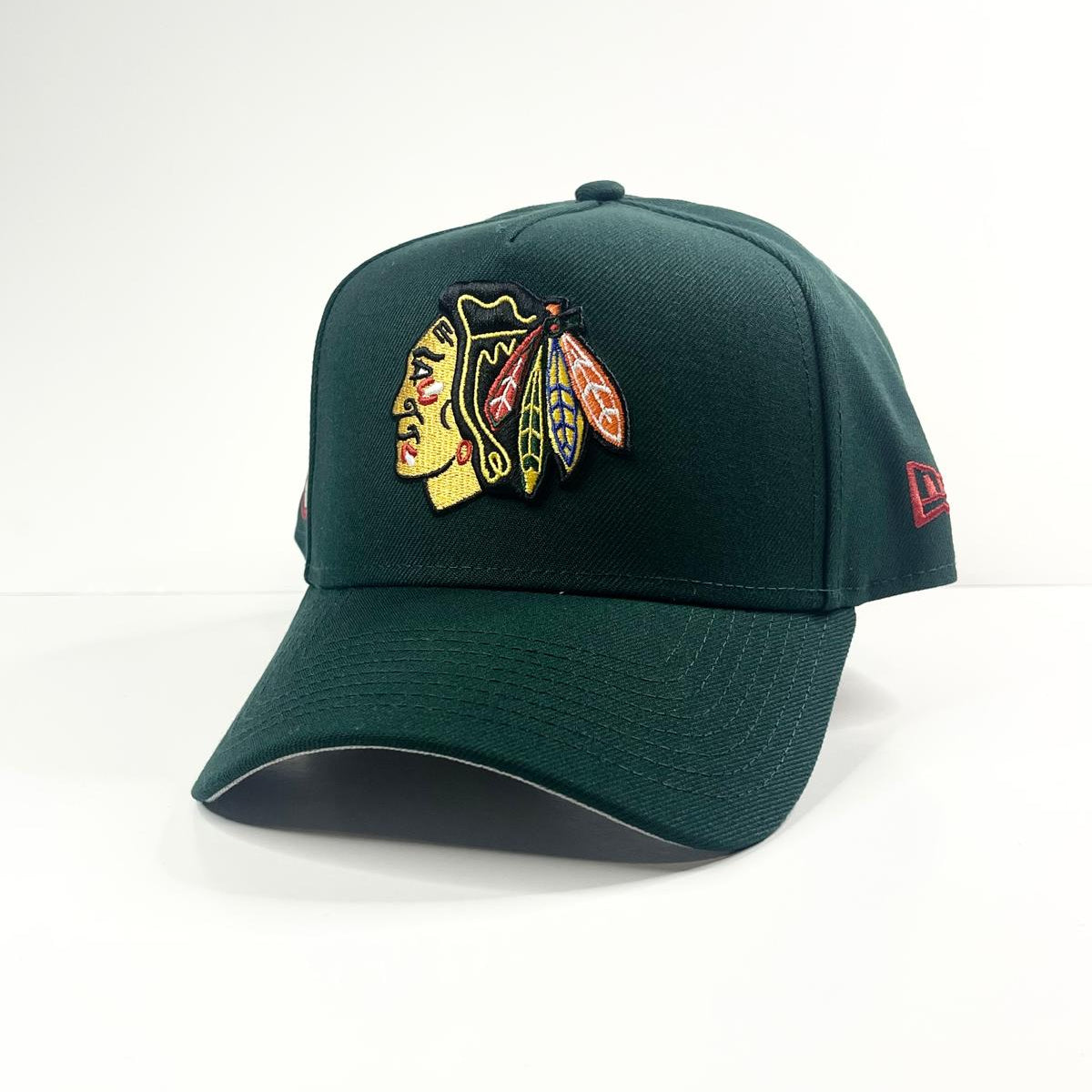 9FORTY A-Frame Chicago Blackhawks 75th Anniversary Green Prime Edition Snapback