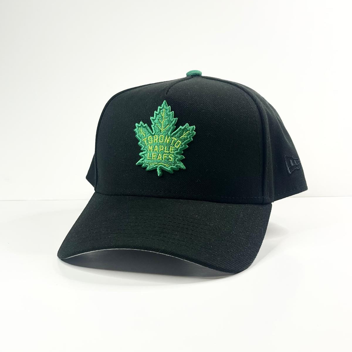 9FORTY A-Frame Toronto Maple Leafs "Happy 4/20" Green Leaf Snapback