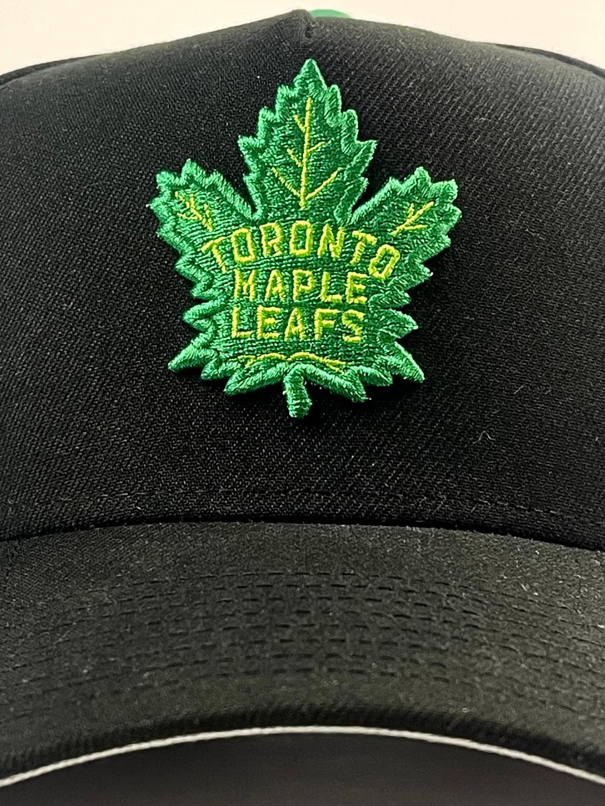 9FORTY A-Frame Toronto Maple Leafs "Happy 4/20" Green Leaf Snapback