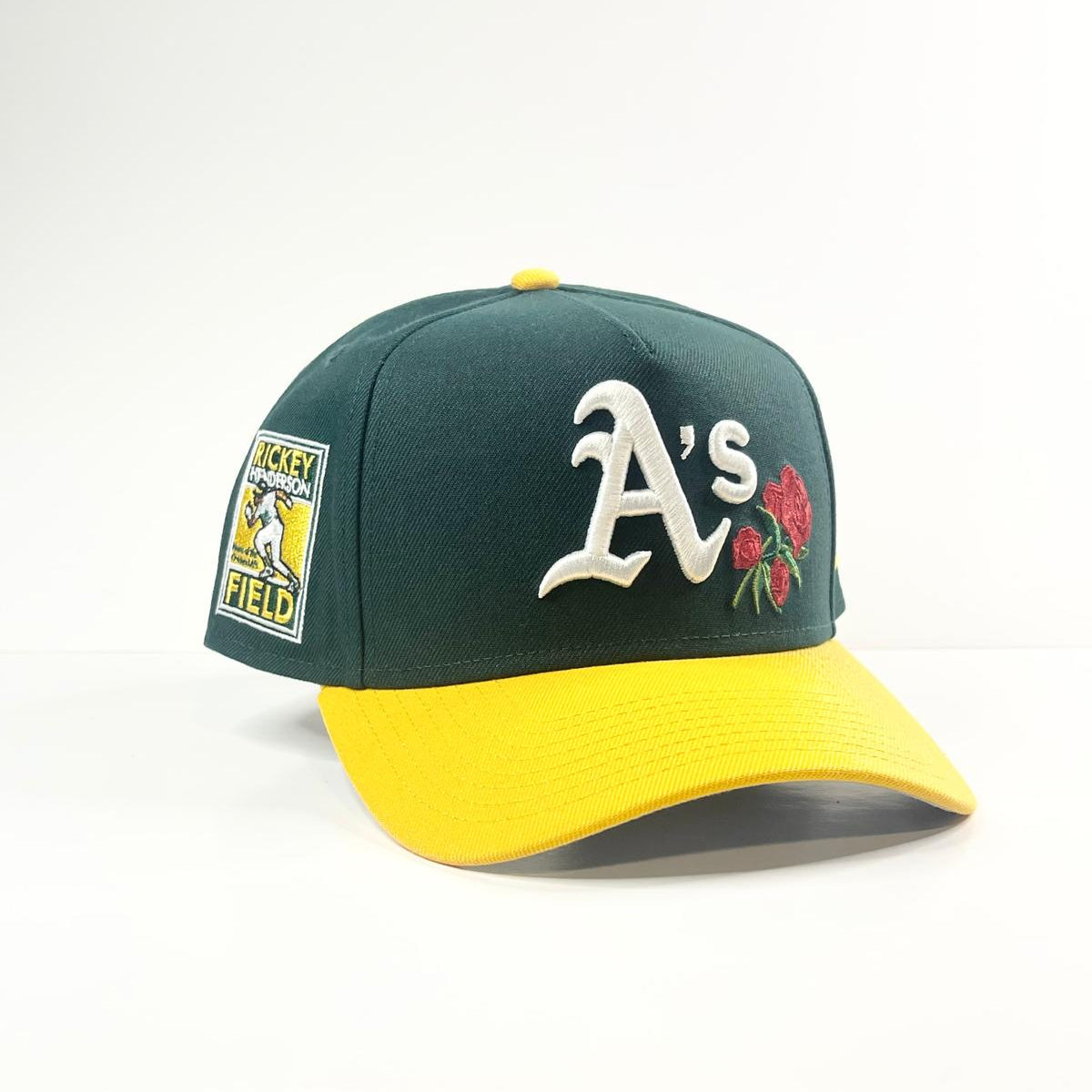 9FORTY A-Frame Oakland Athletics "Rickey Henderson" Patch Snapback