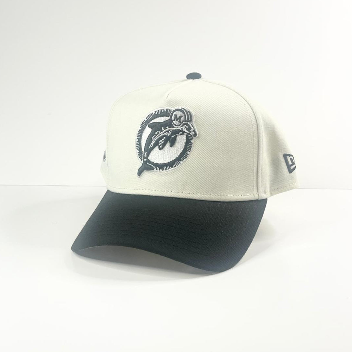 9FORTY A-Frame Miami Dolphins "40 Season" Black/White Alternate Color Snapback