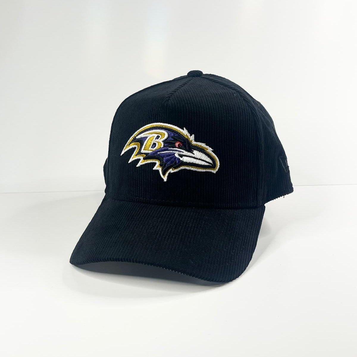 9FORTY A-Frame Baltimore Ravens 'SuperBowl XXXV' Patch Corduroy Snapback