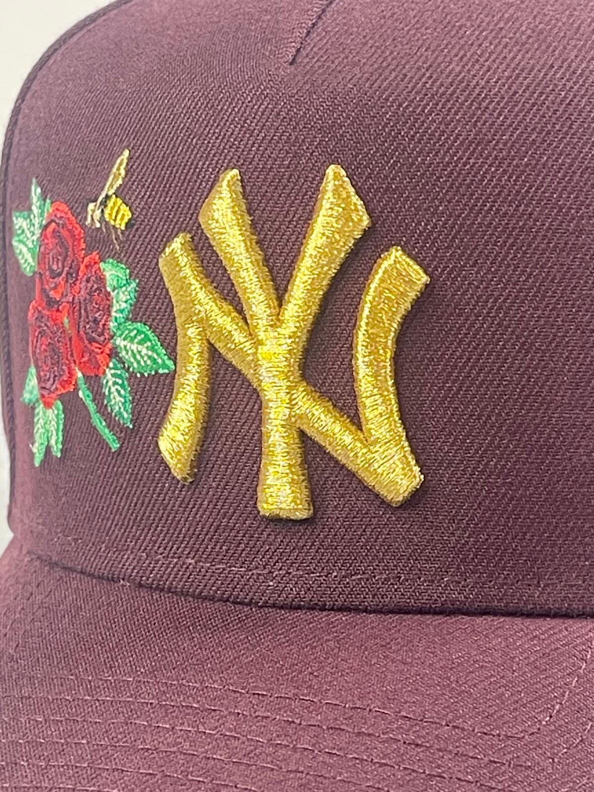 9FORTY A-Frame New York Yankees "1996 World Series" HoneyBee Rose Snapback