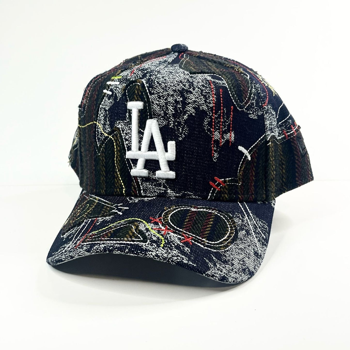 9FORTY A-Frame Los Angeles Dodgers "Running Stitch" Snapback