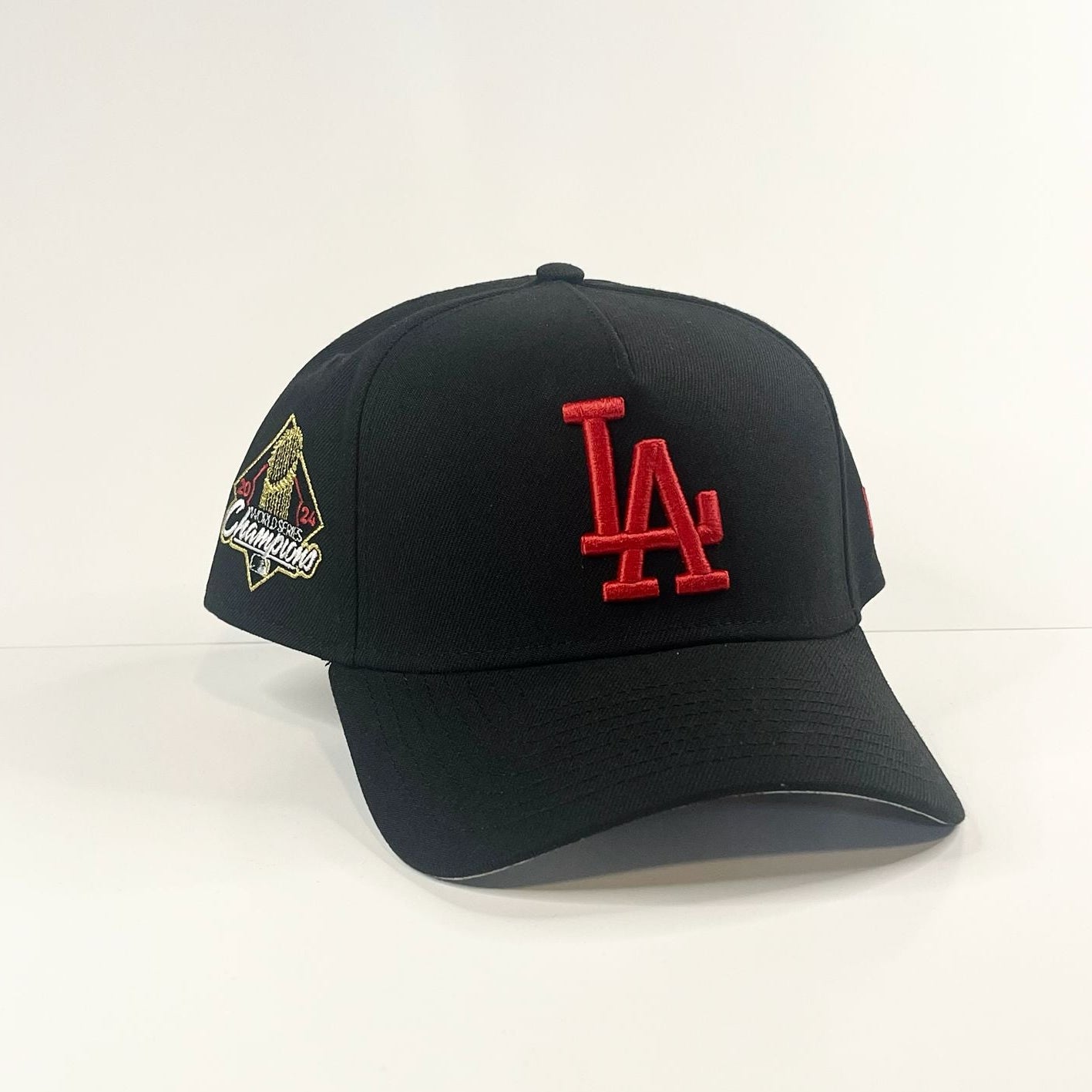 9FORTY A-Frame Los Angeles Dodgers WS 2024 Black/Red Edition Snapback