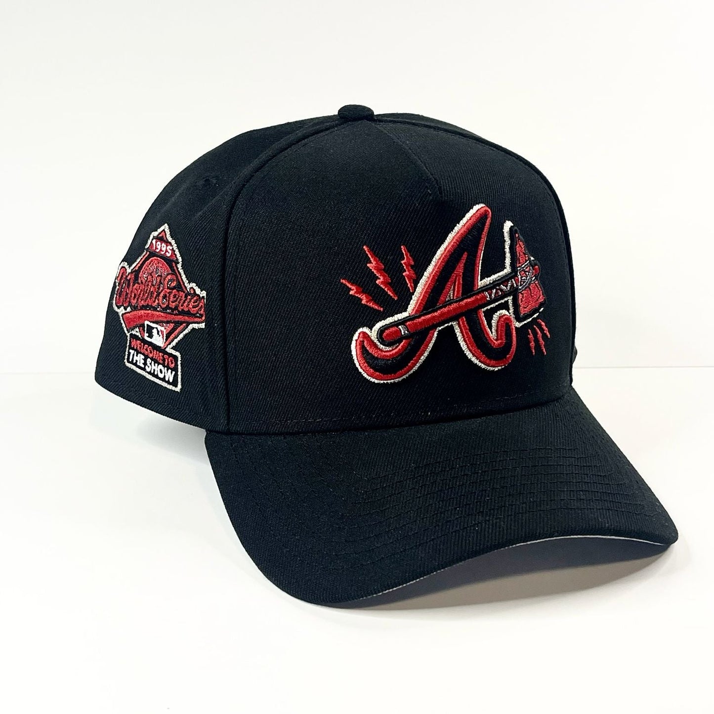 9FORTY A-Frame Atlanta Braves "1995 World Series" Red Electric Snapback