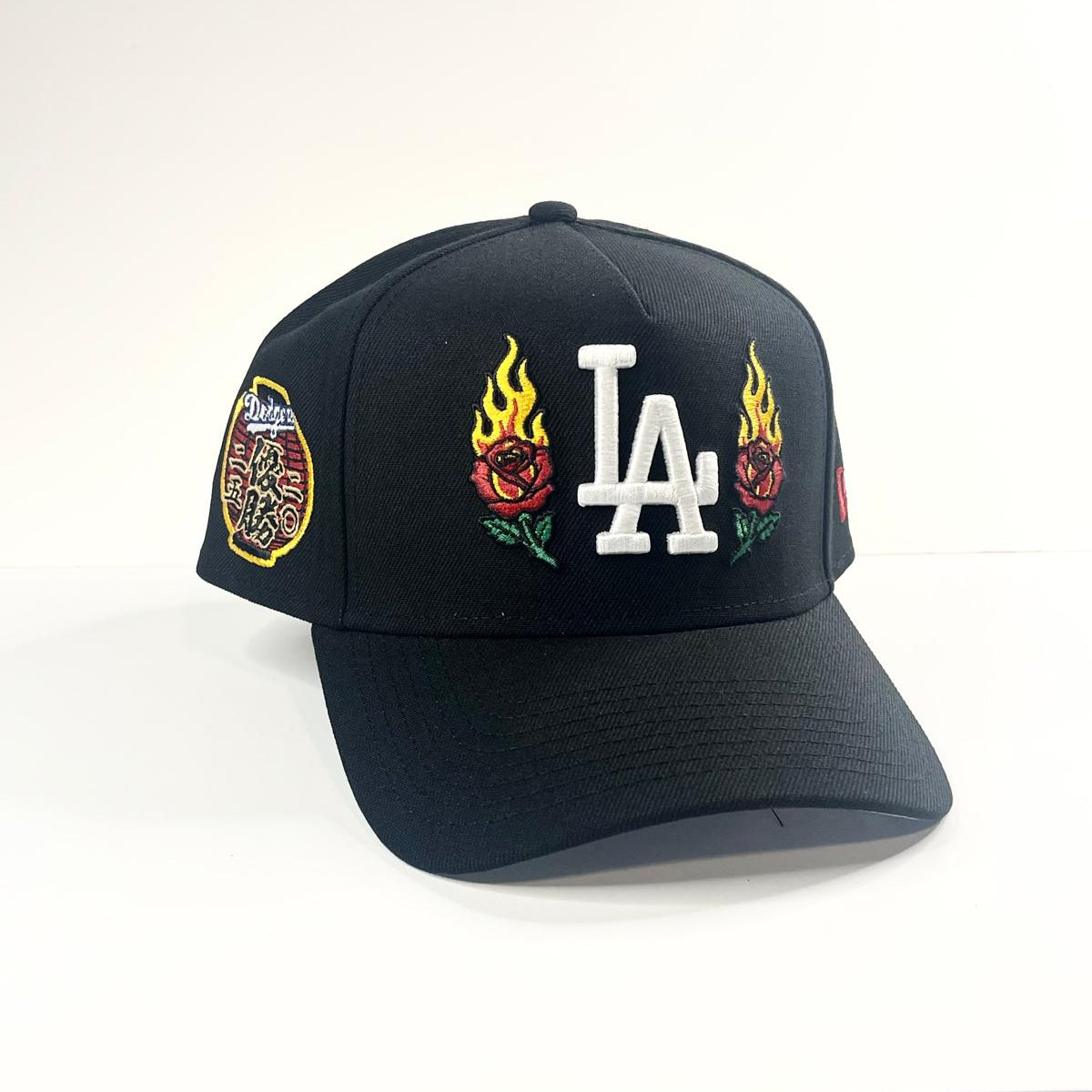 9FORTY A-Frame Los Angeles Dodgers 'Burning Roses' Snapback