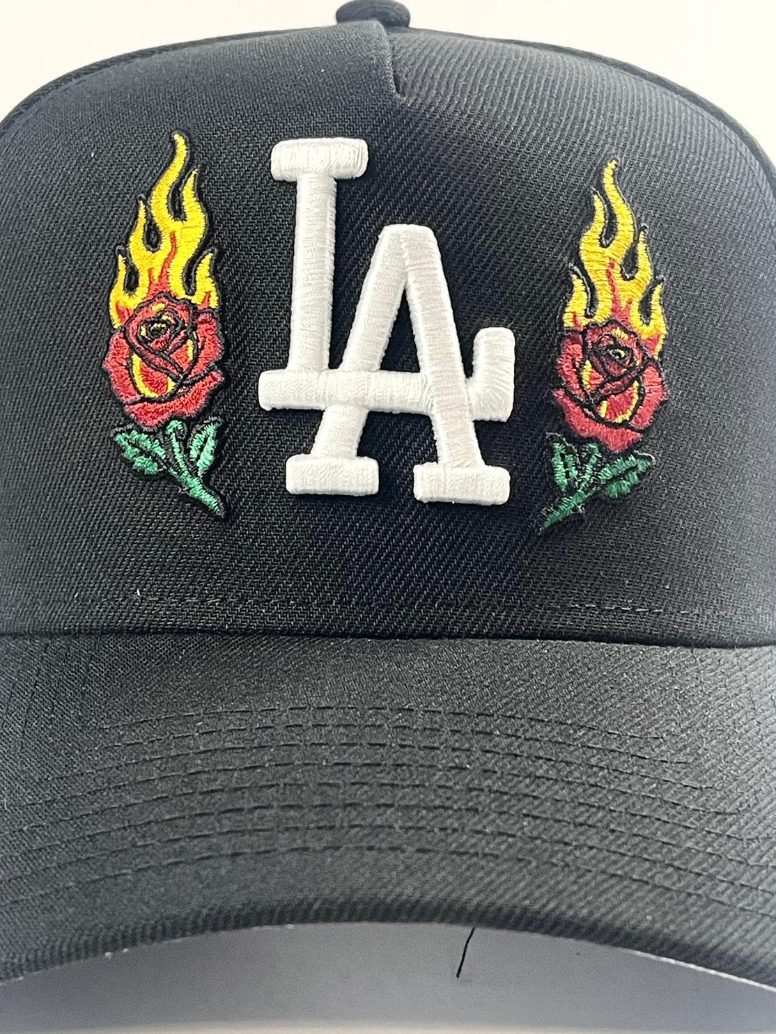 9FORTY A-Frame Los Angeles Dodgers 'Burning Roses' Snapback
