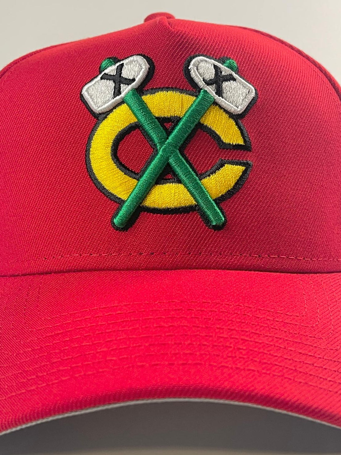 9Forty A-Frame Chicago Blackhawks "2013 Stanley Cup Champions" Red Patch Snapback