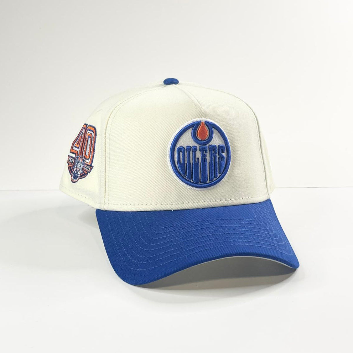 9FORTY A-Frame Edmonton Oilers "40th Anniversary" Patch Snapback