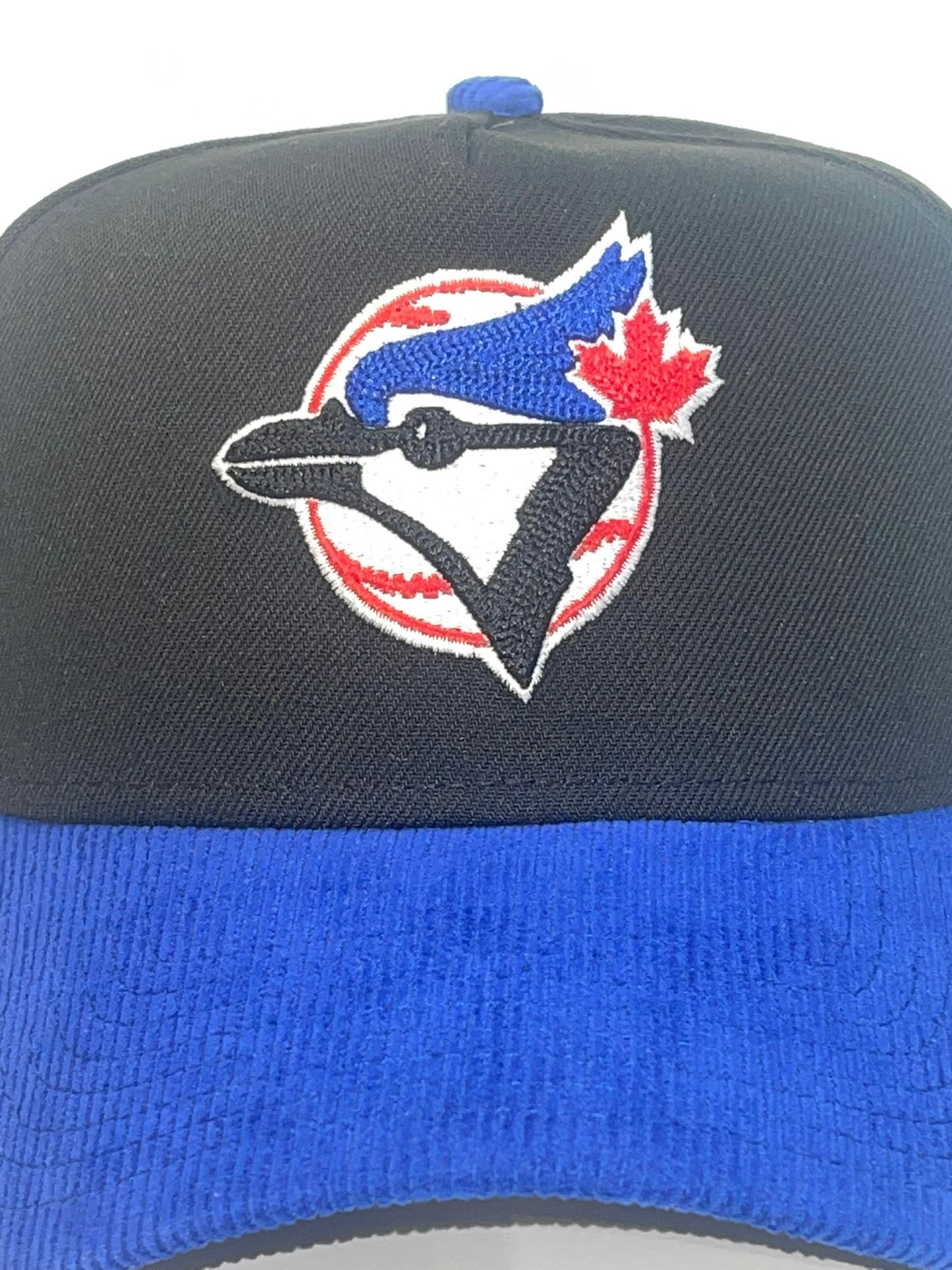 9FORTY A-Frame Toronto Blue Jays Chain Stitch Corduroy Visor Snapback