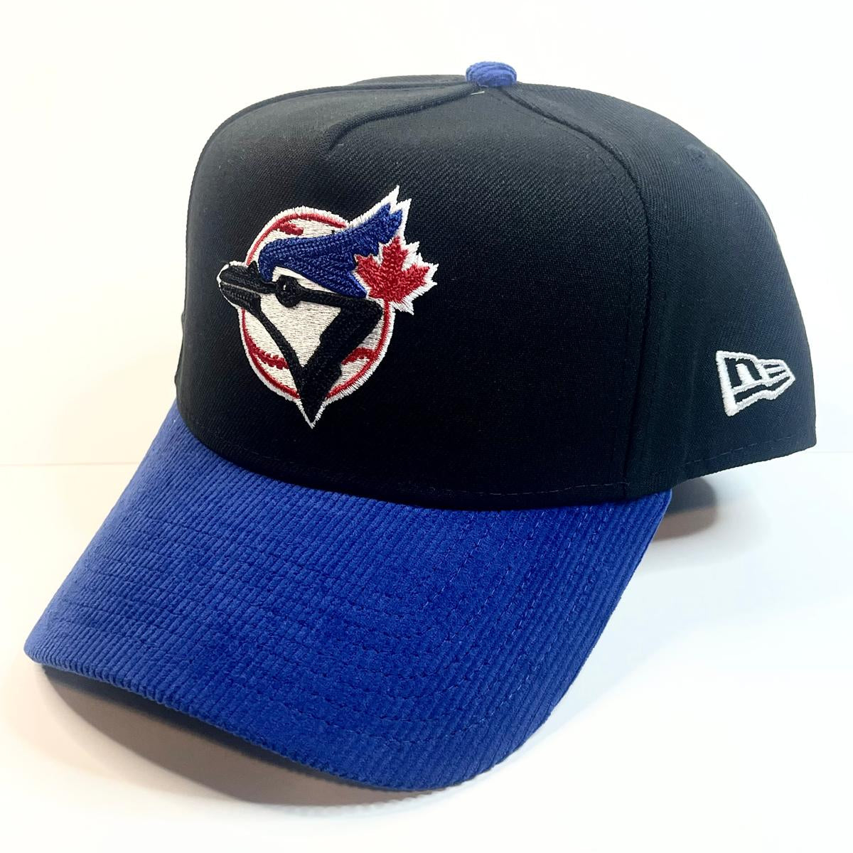 9FORTY A-Frame Toronto Blue Jays Chain Stitch Corduroy Visor Snapback