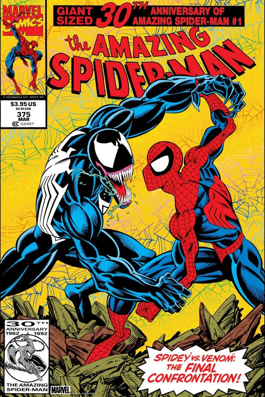 Amazing Spider-Man #375 Foil Paper Variant ScreenPrint 24x36 - BNG Exclusive