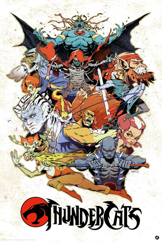 ThunderCats (Timed Edition) Poster Mondo Exclusive 6-color Screenprint 24x36
