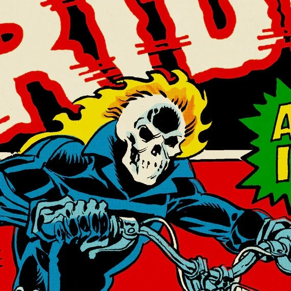 Marvel Ghost Rider "Glow in the Dark" Spotlight #5 Poster - Mondo Exclusive