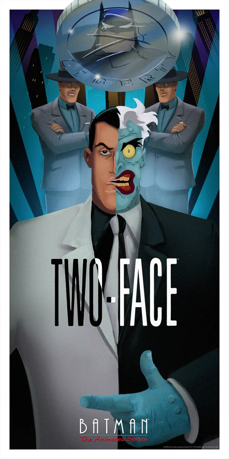 Batman: The Animated Series Fine art Giclee Print 6-Pack BNG Exclusive Set