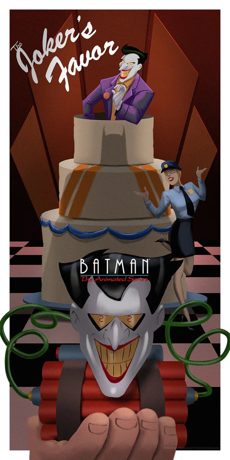 Batman: The Animated Series Fine art Giclee Print 6-Pack BNG Exclusive Set
