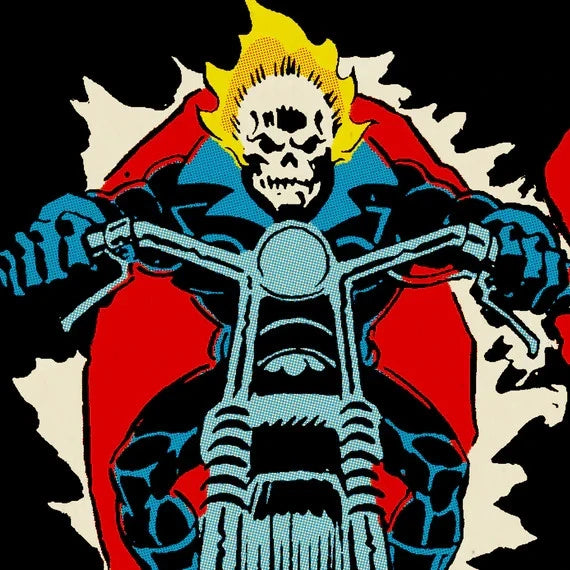 Marvel Ghost Rider "Glow in the Dark" Spotlight #5 Poster - Mondo Exclusive