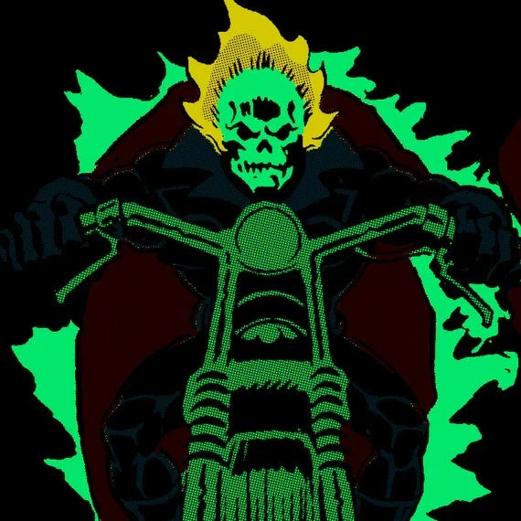 Marvel Ghost Rider "Glow in the Dark" Spotlight #5 Poster - Mondo Exclusive