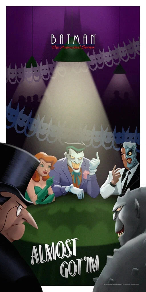 Batman: The Animated Series Fine art Giclee Print 6-Pack BNG Exclusive Set