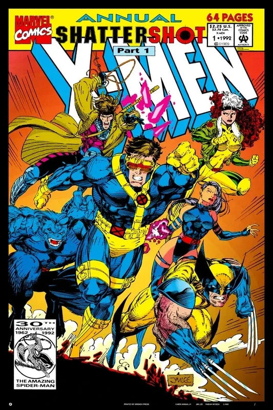 X-Men Annual #1 (Timed Edition) Poster 16x24 Jim Lee Mondo Exclusive Gold Foil Edition